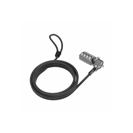 Compulocks T-bar Security Combination Cable Lock Black