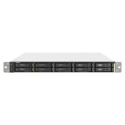 QNAP TS-h1090FU NAS Rack (1U) EPYC 7232P 64 GB DDR4 0 TB QuTS hero Black, Grey