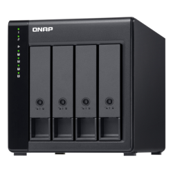 QNAP TL-D400S storage drive enclosure HDD/SSD enclosure Black, Grey 2.5/3.5"
