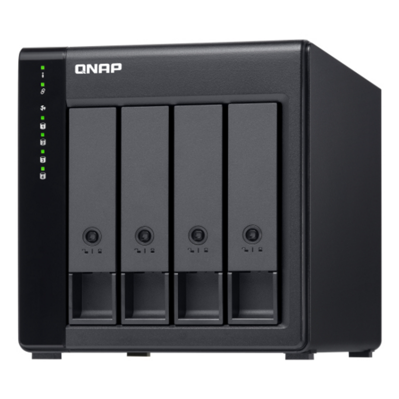 QNAP TL-D400S storage drive enclosure HDD/SSD enclosure Black, Grey 2.5/3.5"