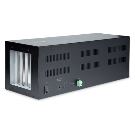 StarTech.com 4-Slot PCIe Expansion Chassis with PCIe x2 Host Card, PCIe 2.0 - 10Gbps, External PCIe Slots for Desktops/Servers, 