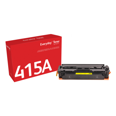 Everyday™ Yellow Toner by Xerox compatible with HP 415A (W2032A), Standard capacity