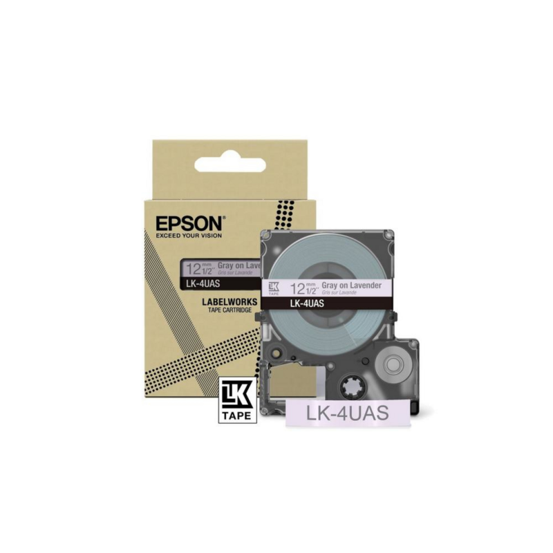 Epson LK-4UAS Grey, Purple