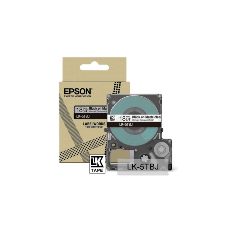 Epson LK-5TBJ Black, Transparent