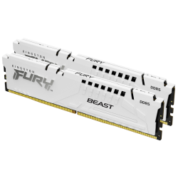 Kingston Technology FURY Beast 64GB 5600MT/s DDR5 CL40 DIMM (Kit of 2) White XMP