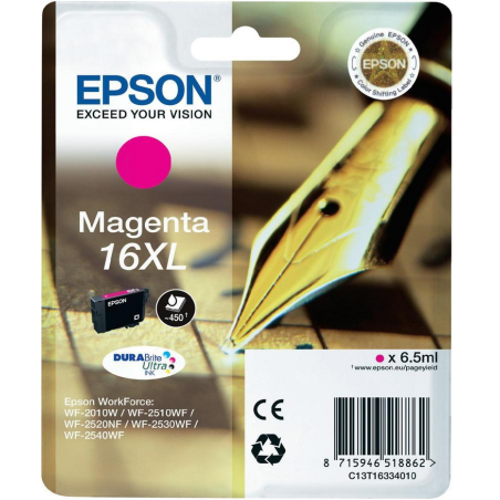Epson Pen and crossword Singlepack Magenta 16XL DURABrite Ultra Ink