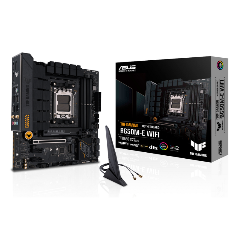 ASUS TUF GAMING B650M-E WIFI AMD B650 Socket AM5 micro ATX