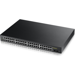 Zyxel GS1900-48HP Managed L2 Gigabit Ethernet (10/100/1000) Power over Ethernet (PoE) 1U Black
