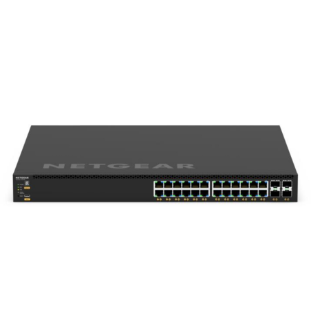 NETGEAR GSM4328-100AJS Managed L3 Gigabit Ethernet (10/100/1000) Power over Ethernet (PoE) 1U Black