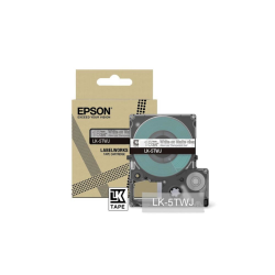Epson LK-5TWJ Transparent, White