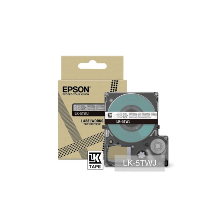 Epson LK-5TWJ Transparent, White