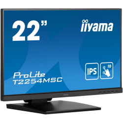 iiyama ProLite 21.5” P-CAP 10pt touch screen featuring IPS panel technology and Anti Glare coating