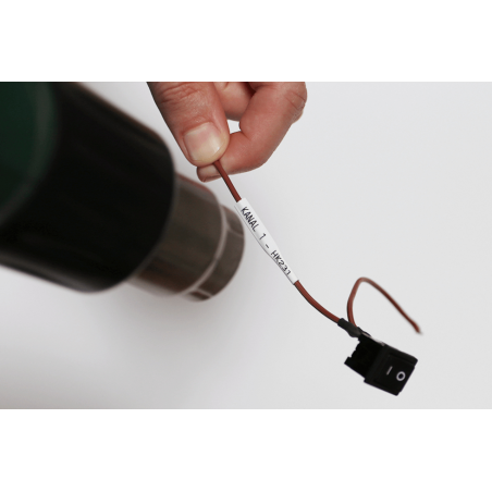 Brother HSE-211E label-making tape Black on white