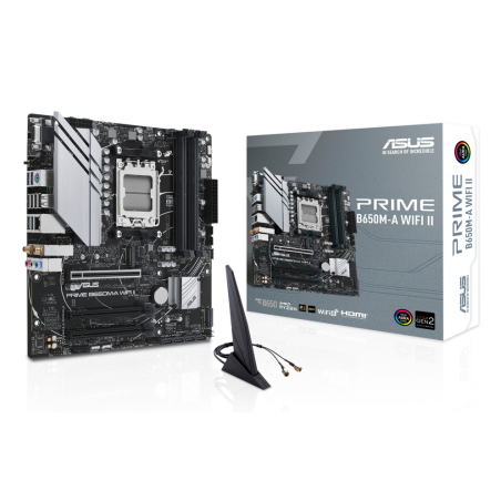 ASUS PRIME B650M-A WIFI II AMD B650 Socket AM5 micro ATX