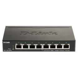 D-Link DGS-1100-08PV2/B network switch Managed L2/L3 Gigabit Ethernet (10/100/1000) Power over Ethernet (PoE) Black