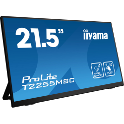 iiyama ProLite 21.5” Optical Bonded PCAP 10pt touchscreen monitor with IPS panel technology, edge-to-edge glass, anti-fingerprin