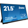 iiyama ProLite 21.5” Optical Bonded PCAP 10pt touchscreen monitor with IPS panel technology, edge-to-edge glass, anti-fingerprin