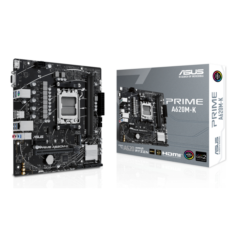 ASUS PRIME A620M-K AMD A620 Socket AM5 micro ATX