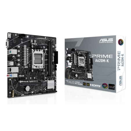 ASUS PRIME A620M-K AMD A620 Socket AM5 micro ATX