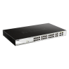 D-Link 24-Port Gigabit PoE Smart Managed Switch with 4 x Combo 1000BaseT/Mini-GBIC SFP ports