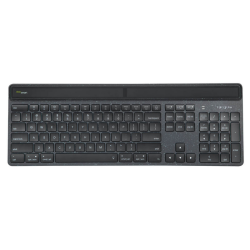 Targus Sustainable Energy Harvesting EcoSmart keyboard Universal Bluetooth QWERTY Nordic Black