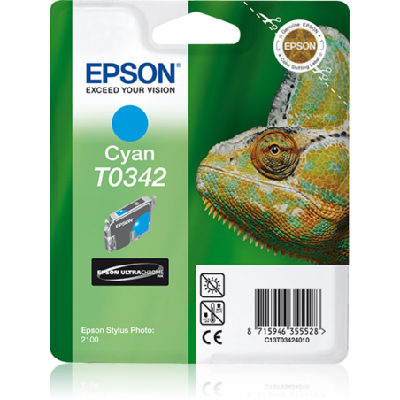 Epson Chameleon Singlepack Cyan T0342 Ultra Chrome