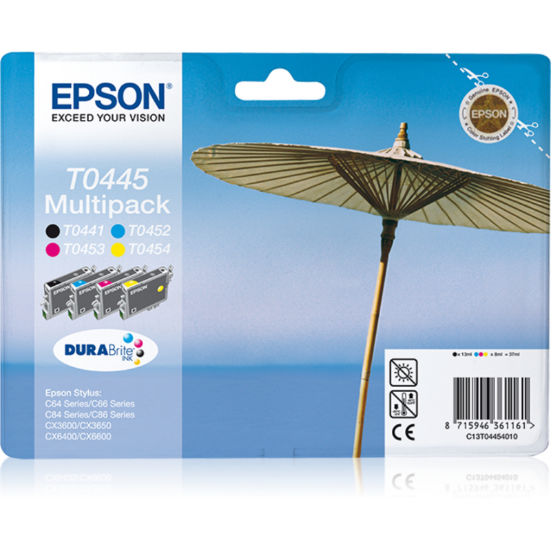 Epson Parasol Multipack 4-colours T0445 DURABrite Ink
