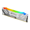 Kingston Technology FURY 16GB 6400MT/s DDR5 CL32 DIMM Renegade RGB White XMP