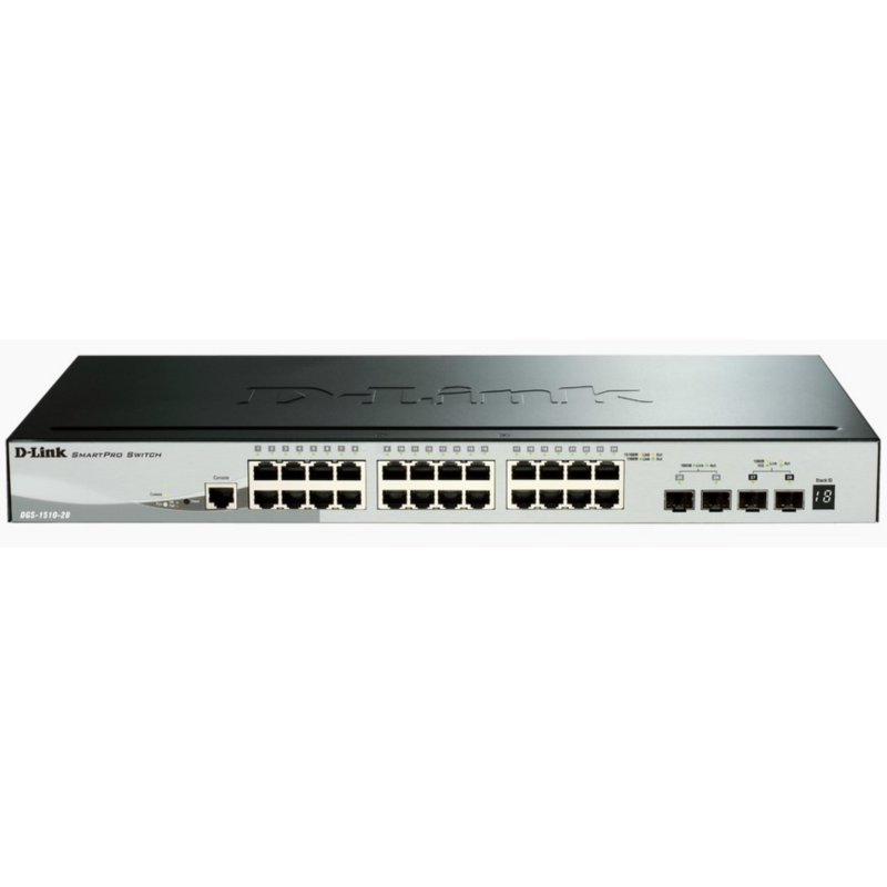 D-Link 28-Port Gigabit Stackable Smart Managed Switch including 4 x 10G SFP+