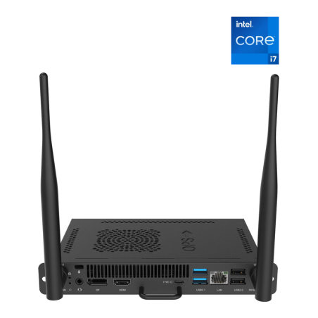 BenQ TEY41-i7 Intel® Core™ i7 i7-1255U 16 GB DDR4-SDRAM 256 GB SSD Windows 11 Pro Rack-mounted chassis PC Black