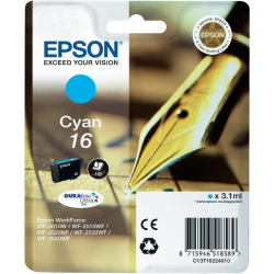 Epson Pen and crossword Singlepack Cyan16 DURABrite Ultra Ink