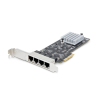 StarTech.com 4-Port 2.5Gbps NBASE-T PCIe Network Card, Intel I225-V, Quad-Port Computer Network Card, Multi-Gigabit NIC, PCI Exp