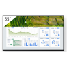 Sony FW-55BZ30L Signage Display Digital signage flat panel 139.7 cm (55") LCD Wi-Fi 440 cd/m² 4K Ultra HD Black Android 24/7