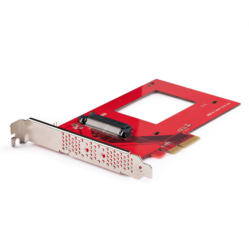 StarTech.com U.3 to PCIe Adapter Card, PCIe 4.0 x4 Adapter For 2.5" U.3 NVMe SSDs, SFF-TA-1001 PCI Express Add-in Card for Deskt
