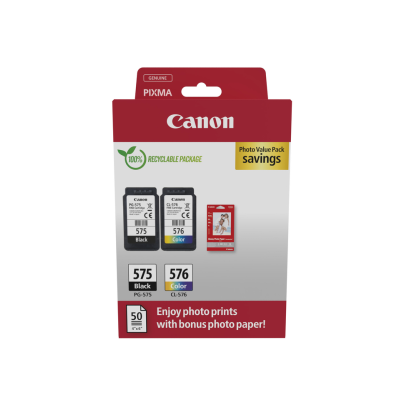 Canon 5438C004 ink cartridge 2 pc(s) Original Black, Cyan, Magenta, Yellow