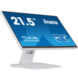 iiyama ProLite 21.5” PCAP 10pt touchscreen monitor featuring IPS panel technology, Edge-to-Edge glass design and anti fingerprin