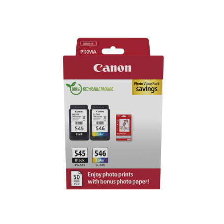 Canon 8287B008 ink cartridge 2 pc(s) Original Black, Cyan, Magenta, Yellow