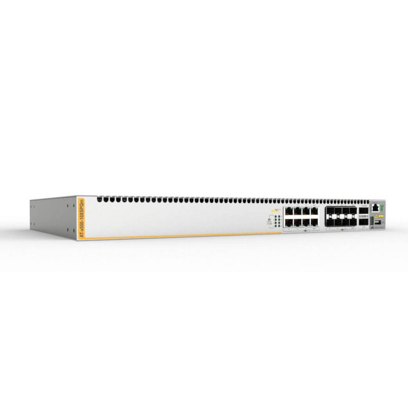 Allied Telesis X550-18XSPQM Managed 10G Ethernet (100/1000/10000) Power over Ethernet (PoE) Silver