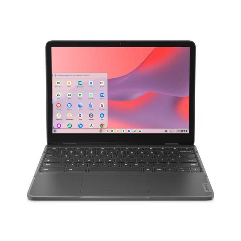 Lenovo 500e Yoga Chromebook Gen 4 Intel® N N100 31 cm (12.2") Touchscreen WUXGA 8 GB LPDDR5-SDRAM 64 GB eMMC Wi-Fi 6E (802.11ax)