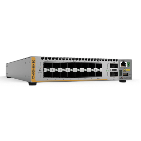 Allied Telesis AT-X550-18XSQ-30 network switch Managed L3 10G Ethernet (100/1000/10000) Grey