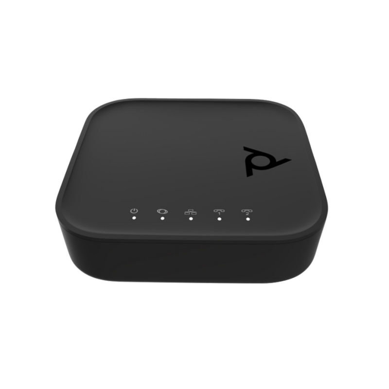 Poly ATA 402 2FXS Voice Port VoIP Adapter with Open SIP and Power Supply