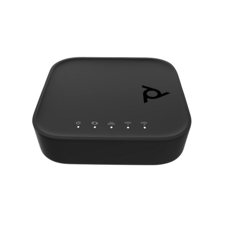 Poly ATA 402 2FXS Voice Port VoIP Adapter with Open SIP and Power Supply