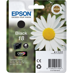 Epson Daisy Singlepack Black 18 Claria Home Ink
