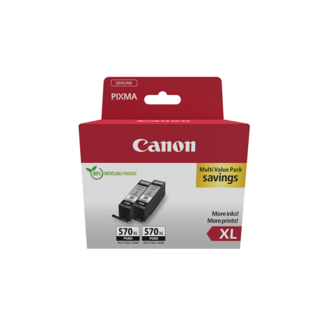 Canon 0318C010 ink cartridge 2 pc(s) Original High (XL) Yield Black