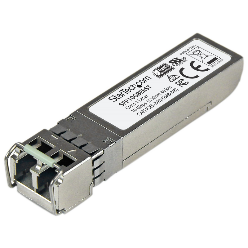 StarTech.com MSA Compliant SFP+ Transceiver Module - 10GBASE-ER~MSA Uncoded SFP+ Module - 10GBASE-ER - 10GbE Single Mode Fiber (