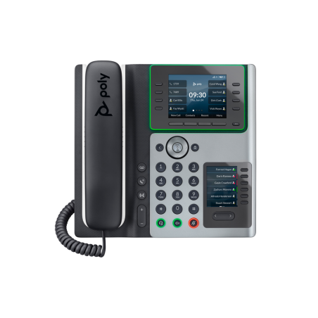 Poly Edge E450 IP Phone and PoE-enabled