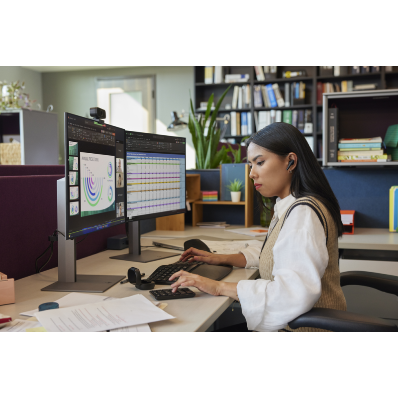 Poly Voyager Free 60+ UC Black Touchscreen Charge Case for BT700 USB-C Adapter