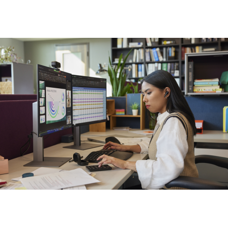 Poly Voyager Free 60+ UC Black Touchscreen Charge Case for BT700 USB-C Adapter