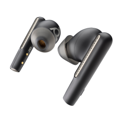 Poly Voyager Free 60/60+ Microsoft Teams Certified Black Earbuds (2 Pieces)