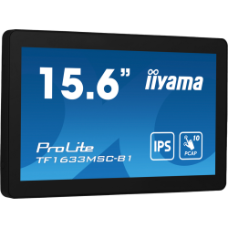iiyama ProLite 15.6" PCAP 10 points multi-touch open frame monitor with edge-to-edge glass and IPS panel technology